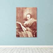 Toile Portrait de John Calvin (1509-1564) (gravure) (Insitu (Plancher de Bois))
