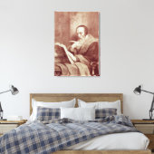 Toile Portrait de John Calvin (1509-1564) (gravure) (Insitu(Chambre))
