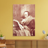 Toile Portrait de John Calvin (1509-1564) (gravure) (Insitu(Salon))