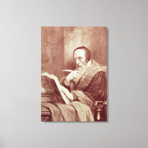 Toile Portrait de John Calvin (1509-1564) (gravure)