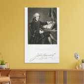 Toile Portrait de John Hancock, gravé par John B. Forr (Insitu(Salon))