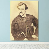 Toile Portrait de John Wilkes Booth | 1861-65 (Insitu (Plancher de Bois))