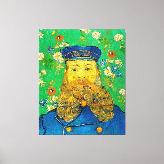 Toile Portrait de Joseph Roulin Vincent Gogh (Recto)