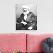 Toile Portrait de Karl Marx (Insitu(Salon))