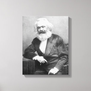Toile Portrait de Karl Marx