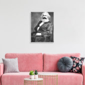 Toile Portrait de Karl Marx (Fondateur du marxisme) (Insitu(Salon))
