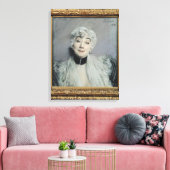 Toile Portrait de la comtesse de Martel de Janville (Insitu(Salon))