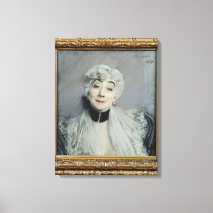 Toile Portrait de la comtesse de Martel de Janville