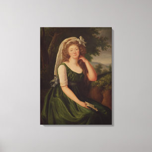 Toile Portrait de la comtesse du Barry 1789