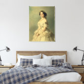 Toile Portrait de la princesse de Baden, 1856 (Insitu(Chambre))