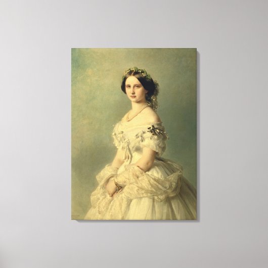 Toile Portrait de la princesse de Baden, 1856 (Recto)