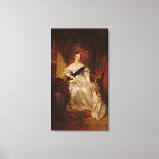 Toile Portrait de la reine Victoria (Recto)