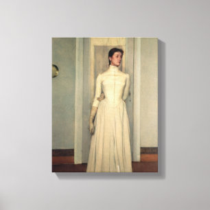 Toile Portrait de la soeur de l'artiste, marguerite des