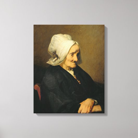 Toile Portrait de la veuve Roumy (Recto)