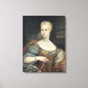 Toile Portrait de l'épouse de Pietro Leopoldo di Lorena
