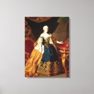 Toile Portrait de l'impératrice Maria Theresa