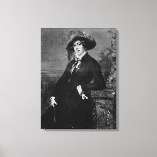 Toile Portrait de Lola Montez, 1844 (Recto)