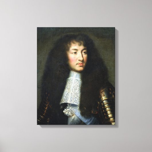 Toile Portrait de Louis XIV (Recto)