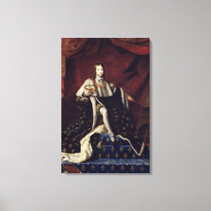 Toile Portrait de Louis XIV âgé de 10, 1648