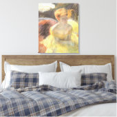 Toile Portrait de Lydia à l'Opéra par Mary Cassatt (Insitu(Chambre))