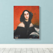 Toile Portrait de M.A. Bek, 1840 (Insitu (Plancher de Bois))