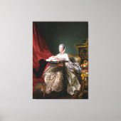 Toile Portrait de Madame de Pompadour (Recto)