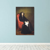 Toile Portrait de Madame Poullain-Dumesnil, 1842 (Insitu (Plancher de Bois))