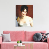 Toile Portrait de Madame Recamier (Insitu(Salon))