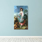 Toile Portrait de Mademoiselle Guimard comme Terpsichore (Insitu (Plancher de Bois))