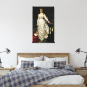 Toile Portrait de Mademoiselle X, 1873 (Insitu(Chambre))
