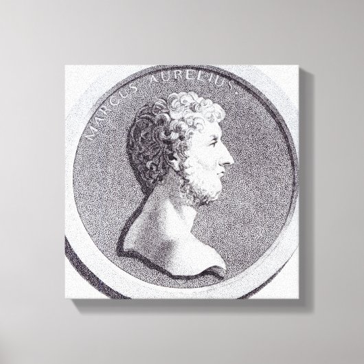 Toile Portrait de Marcus Aurelius (Recto)