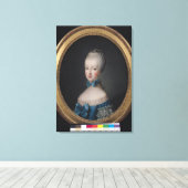 Toile Portrait de Marie-Antoinette de (Insitu (Plancher de Bois))