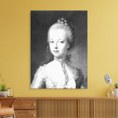 Toile Portrait de Marie-Antoinette de Habsbourg (Insitu(Salon))