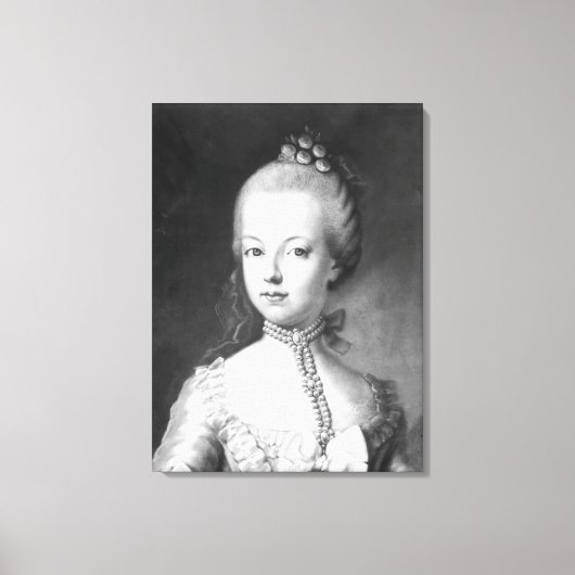 Toile Portrait de Marie-Antoinette de Habsbourg (Recto)