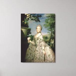 Toile Portrait de Marie-Louise de Bourbon