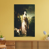 Toile Portrait de Mme Lowndes-Stone c.1775 (Insitu(Salon))