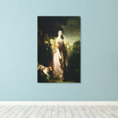 Toile Portrait de Mme Lowndes-Stone c.1775 (Insitu (Plancher de Bois))