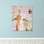 Toile Portrait de Mme Smew (Insitu (Plancher de Bois))