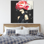Toile Portrait de mode Abstrait (Insitu(Chambre))