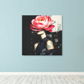 Toile Portrait de mode Abstrait (Insitu (Plancher de Bois))