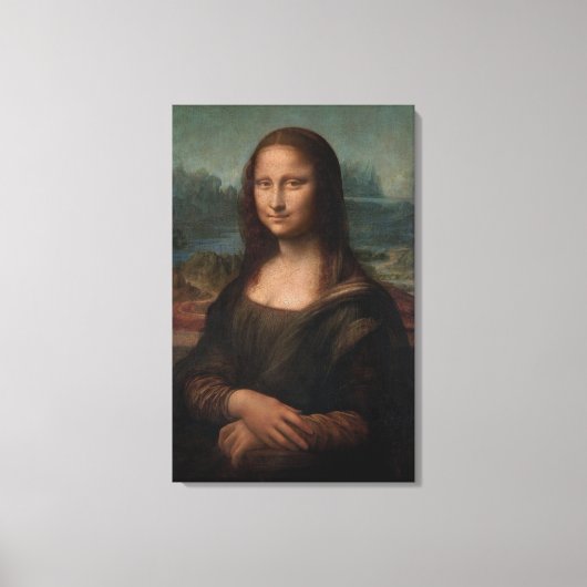 Toile Portrait de Mona Lisa del Giocondo (Recto)