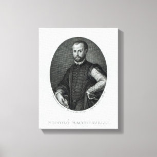 Toile Portrait de Niccolo Machiavelli