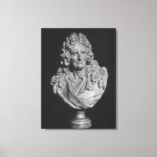 Toile Portrait de Nicolas Boileau (Recto)