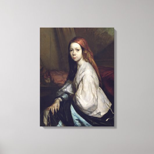 Toile Portrait de Pauline Ono (Recto)