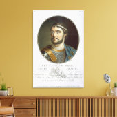 Toile Portrait de Pepin, appelé "Le Bref", Roi de France (Insitu(Salon))