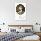 Toile Portrait de Pepin, appelé "Le Bref", Roi de France (Insitu(Chambre))