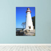 Toile Portrait de phare Ohio (Insitu (Plancher de Bois))