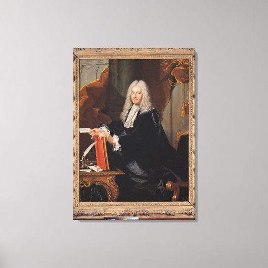 Toile Portrait de Philibert Orry (Recto)