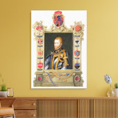 Toile Portrait de Philippe II Roi d'Espagne (1527-98) de (Insitu(Salon))