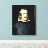 Toile Portrait de Philippe IV en robe de cour, 1655 (Insitu (Plancher de Bois))